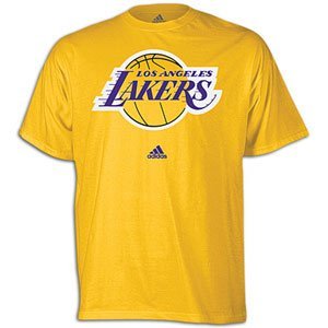 NBA Men's Los Angeles Lakers Short Sleeve T- Shirt (Gold, X Large)