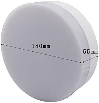 GREXISTAR 18Watt 3-Inch Super Bright Mount Downlight Led Cool White 2835 SMD Round Shaped Surface Panel Ceiling Light Kit (Warm White, Round-18W)