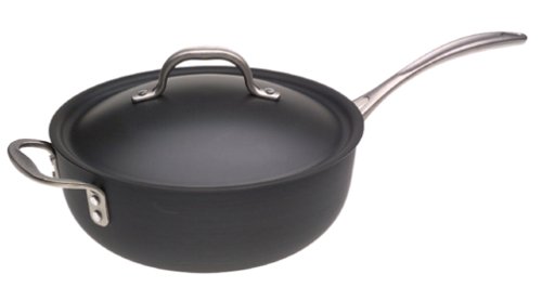 Calphalon Commercial Hard-Anodized 4-Quart Chef's Pan with Lid