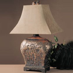 Uttermost Xander Distressed Bronze Table Lamp