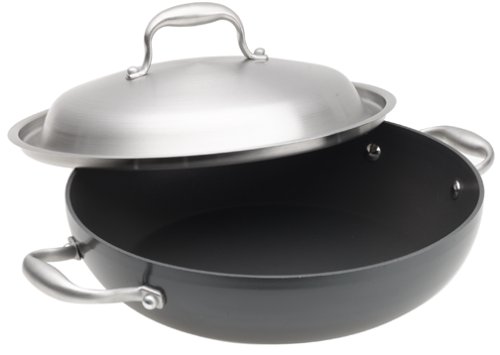 Anolon Titanium Nonstick Dishwasher Safe 13-Inch, 5-1/2-Quart Covered Braiser