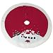 Arkansas Razorbacks 48 inch Christmas Tree Skirt