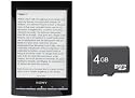 Sony PRS-T1 6 Digital E-Ink Pearl eReader with Wi-Fi (Black) + 4GB Micro SD Card