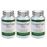 3 Pack Omega-Caps - For CATS & SMALL Dogs (180 Softgel Capsules)