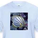 Butterfly Fish - Light Blue Infant Lap-Shoulder Tee (18M)