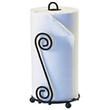 Spectrum Black Scroll Paper Towel Holder