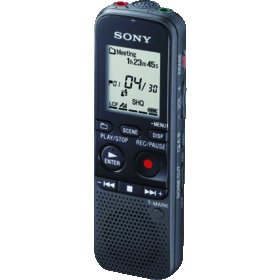 Sony Usb Digital Voice Recorder 500 Hours Black 2Gb Mp3 Recording Playback Scene Select