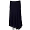Journee Collection Solid Elastic Waist Skirt - Navy