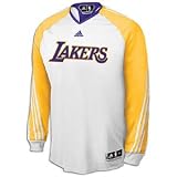 Lakers adidas NBA On Court L/S Shooting Shirt - Men's