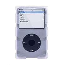 Speck iPod video ToughSkin w/ belt clip - CLEAR