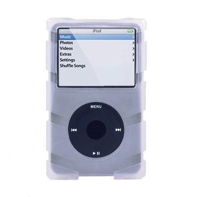 Electronics: Speck Products iPod Video ToughSkin w/ Belt Clip   Clear
