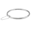Sterling Silver Round Bangle