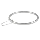 Sterling Silver Round Bangle