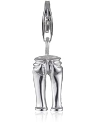 VINANI brand Germany 925 Sterling Silver Charm Pendant Jeans shiny Trousers HJE