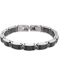 8.5" Ceramic Coutour™ Link Bracelet 08.50 Inch Satin/olished Cb221
