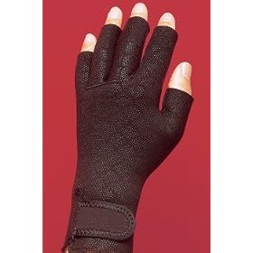 Click here to buy Thermoskin Arthritic Gloves, Black, One Pair, Small.