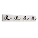 16 Inch Rail Board with 4 Double Prong Hooks