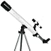White TwinStar AstroMark 50mm 75x Power Refractor Telescope