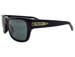 Black Flys Shiny Black MCFLY Sunglasses with Smoke Glass Lenses