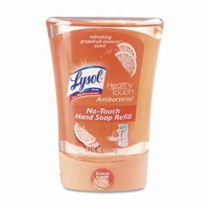 Lysol No-Touch Hand Soap Refill, Refreshing Grapefruit Essence Hand Soap Refill, 8.5 Ounce (Case of 6)