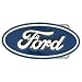 Ford Motor Car Truck Company Blue Oval Metal Belt Buckle
