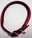 COLLAR LEATHER ROLLED COLLAR 3/4 X 18 RED