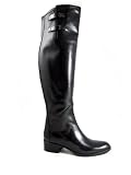 Delle Rose Italian Dressy Women's Knee high Boot 449467 By Designer Le Pepe Black
