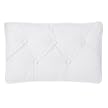 Home Tufted Dec Pillow - White (12x20")