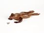 Wooden 3-D Puzzle - Frog with Fly Inside, Walnut