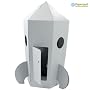 Paperpod - Fus�e en carton Blanc de Paperpod