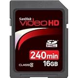 SanDisk SDSDHV-016G-A15 16GB Video HD SDHC Card (Black)