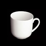DIBBERN FINE BONE CHINA CLASSIC - BECHER MIT HENKEL 0,32 L WEISS