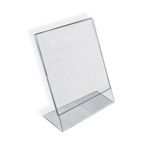 31A3kVJJfNL Azar 112705 5 1/2 Inch W by 8 1/2 Inch H L Shaped Sign Holder, 10 Piece Set