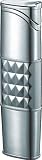 Maradona Satin Finish Torch Flame Lighters, Blue,Copper,Chrome, Chrome
