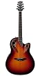 Ovation CC49S Celebrity Deluxe - 6 String Acoustic-Elec Guitar - Vintage Amber