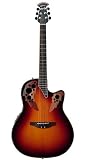 Ovation CC49S Celebrity Deluxe - 6 String Acoustic-Elec Guitar - Vintage Amber