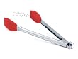 Amco Silicone Tongs ,   Red