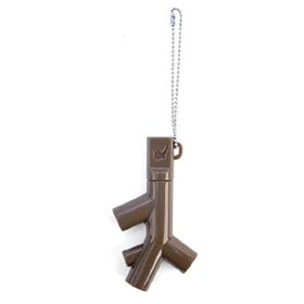 Kikkerland US005-BR Brown Music Branch 3-Way Head Phone Splitter