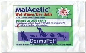 malacetic wet wipes for dogs & cats