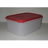 TupperwareRectangle2ModularMateStorageContainerwithPassionRedSeal(18cupcapacity)