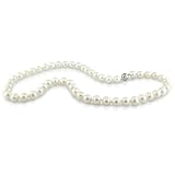 8-9 mm Freshwater Knotted Pearl Necklace, 18" in length