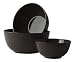 Kitchen & Housewares : Meyer Prestige Urban 3 Piece Bowl Set, Black