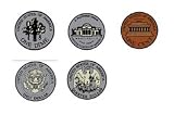 Heads Coin Stamp Set