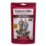 Pet Supplies : Newman's Own Organic Chicken Treats for Dogs (10-oz (medium to large dog treats) bag)