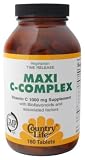 Country Life - Maxi C-Complex, 1000 mg, 180 tablets