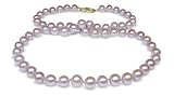 6.5x7mm Lavender Freshwater cultured pearl necklace