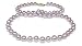 6.5x7mm Lavender Freshwater cultured pearl necklace