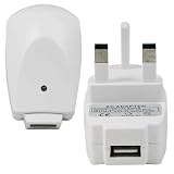 KMS DIRECT - 500 MA MAINS USB 2.0 high technology travel adapter charger...