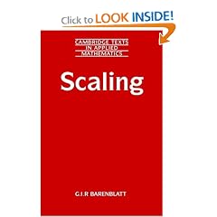 Scaling (Cambridge Texts in Applied Mathematics)