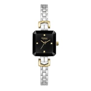 Caravelle by Bulova Ladies 45L117 Black Dial Bracelet Watch